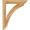 Ekena Millwork Thorton Slat Rough Sawn Bracket w/ Offset Brace, Western Red Cedar, 6"W x 30"D x 36"H BKT0604X30X36THR06RWR - alternate 3
